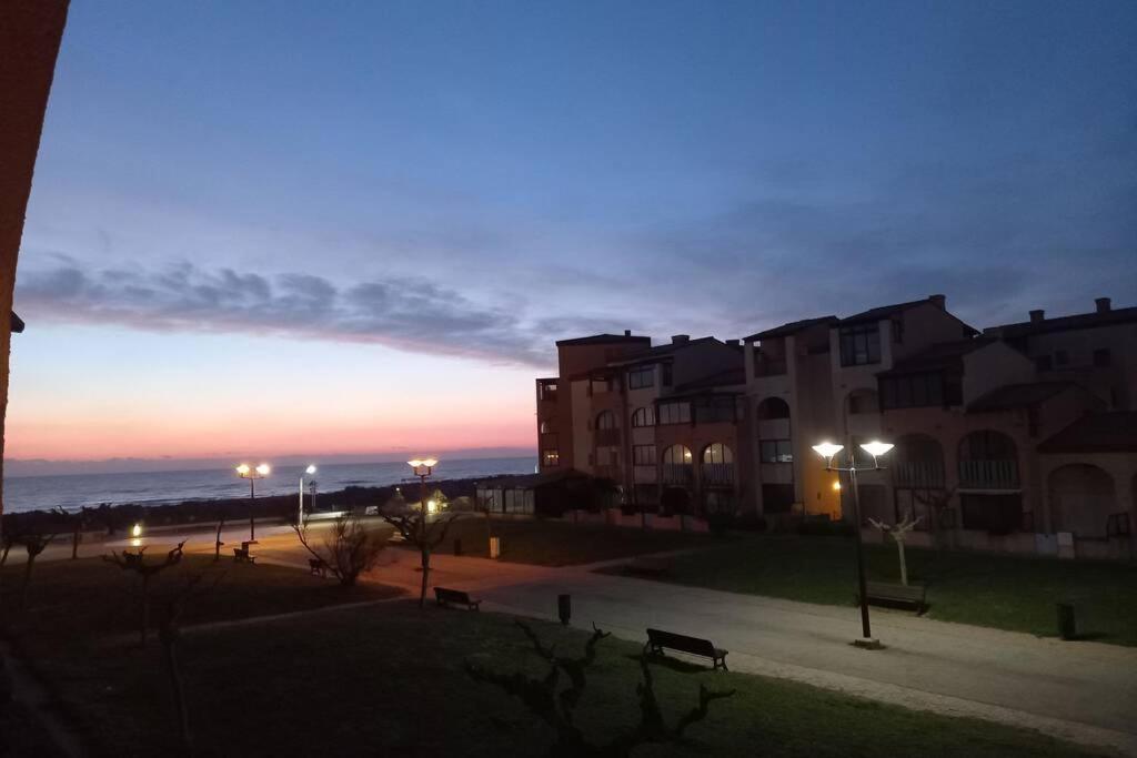 T2, Vue Sur Mer, Terrasse, Parking Prive Le Barcarès Exterior foto